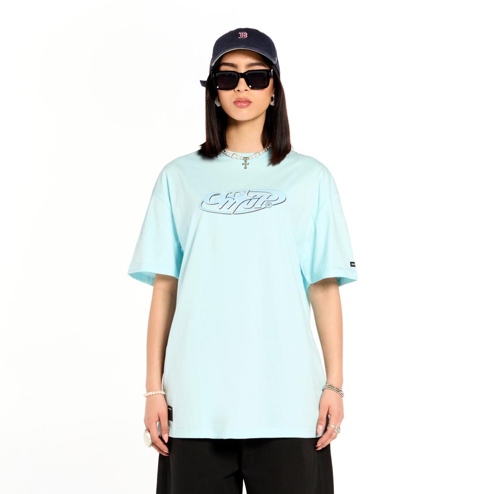 Polera Whatup Hombre Logo Celeste