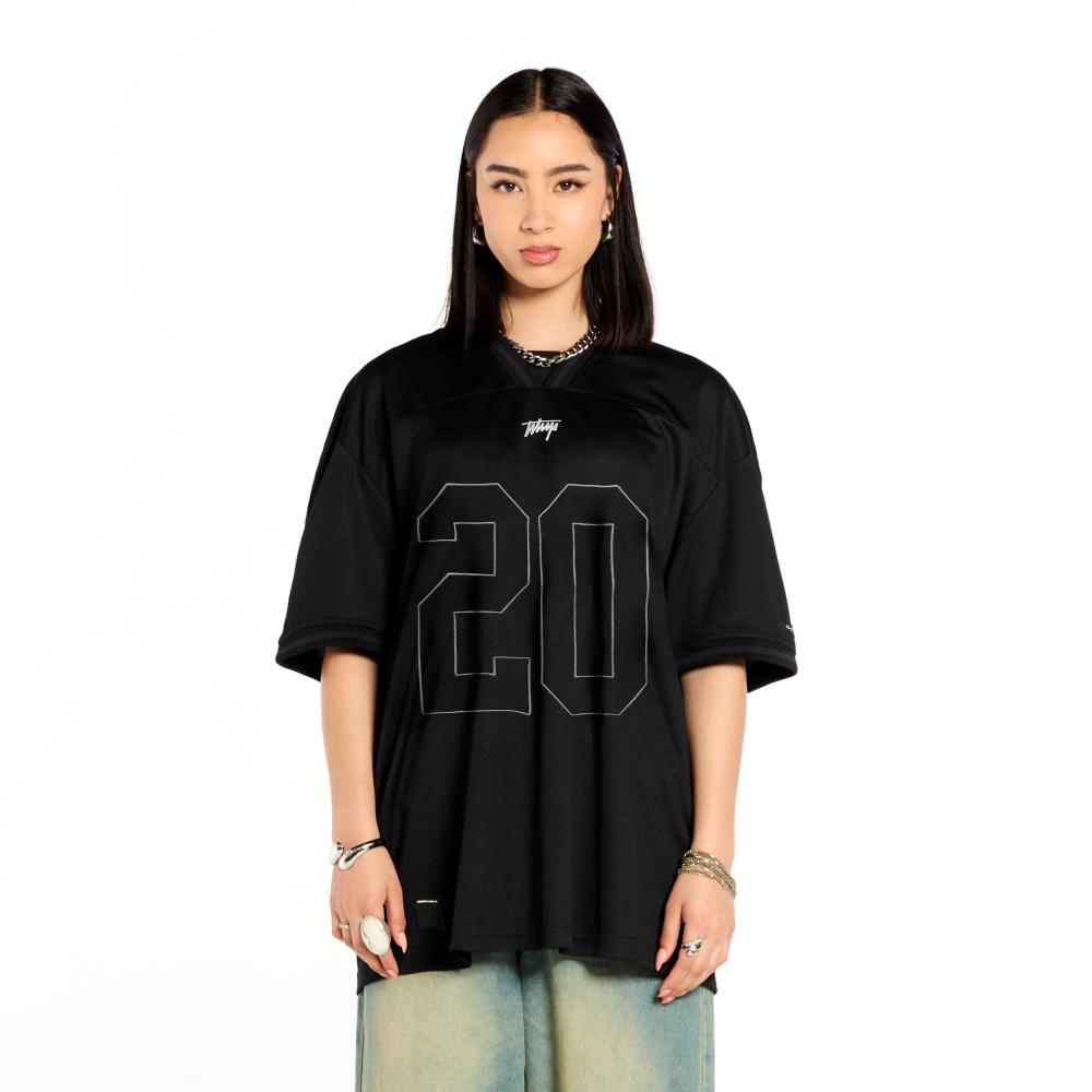 Polera Whatup Hombre Deportiva Negro