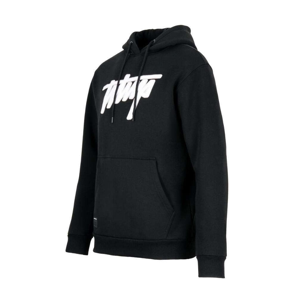 Poleron Whatup Hombre Logo Negro